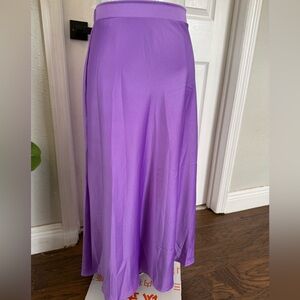 Haute Monde Vibrant Purple Maxi Skirt